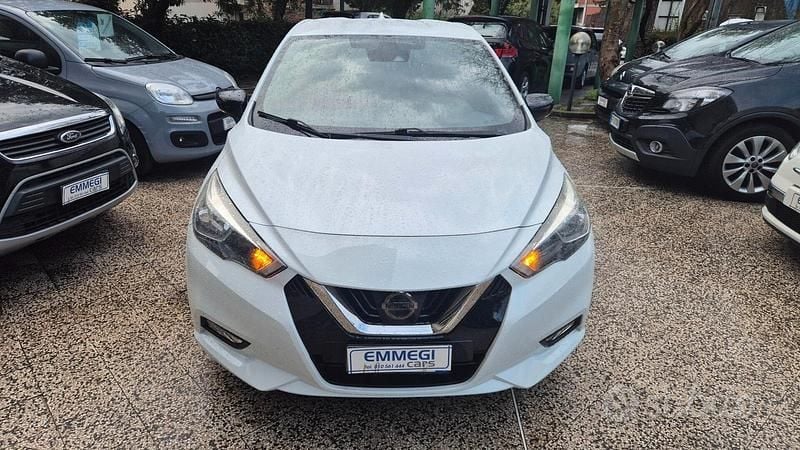 Usata Nissan Micra Tekna 90 CV (66 kW) 2018 Bianco Utilitaria