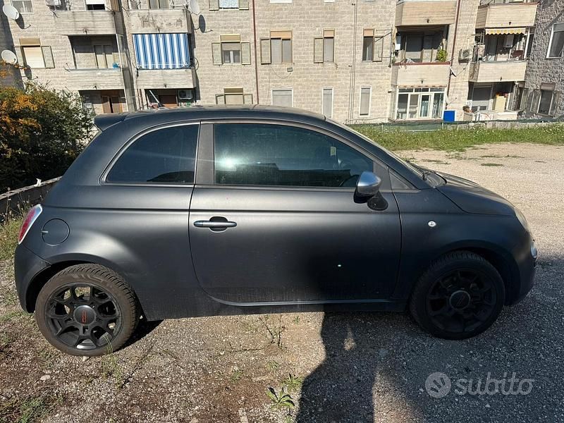 Usata Fiat 500 75 CV (55 kW) 2010 Nero Berlina