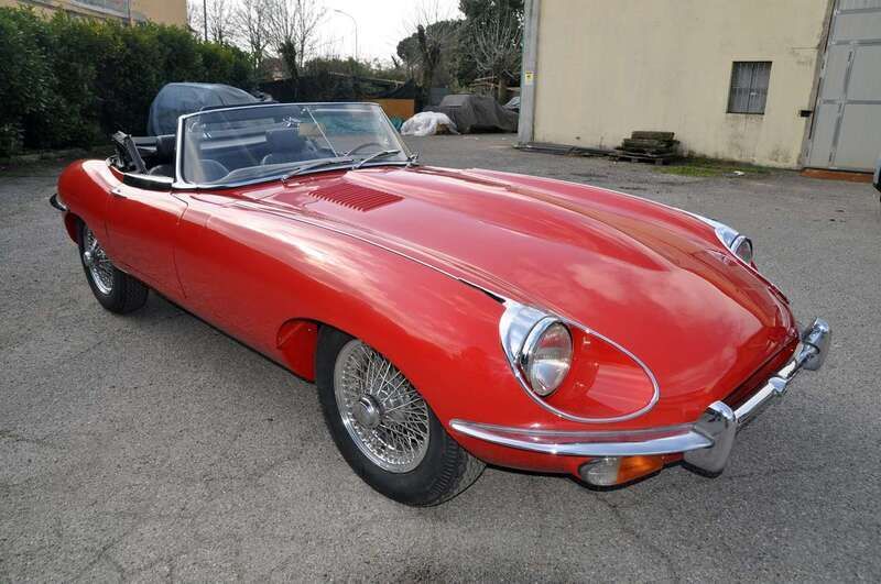 Usata Jaguar E-Type 199 CV (146 kW) 1969 Rosso Cabrio