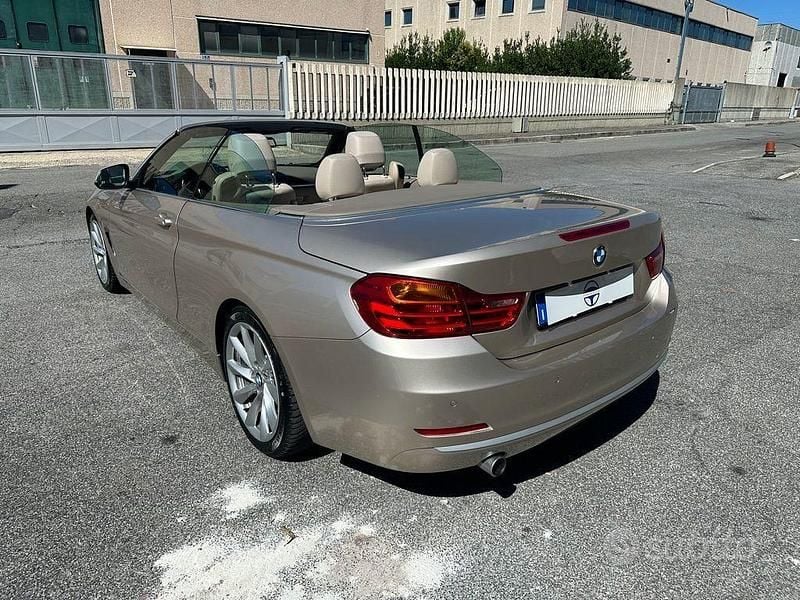 Usata BMW 420 Luxury Line 184 CV (135 kW) 2014 Grigio Cabrio