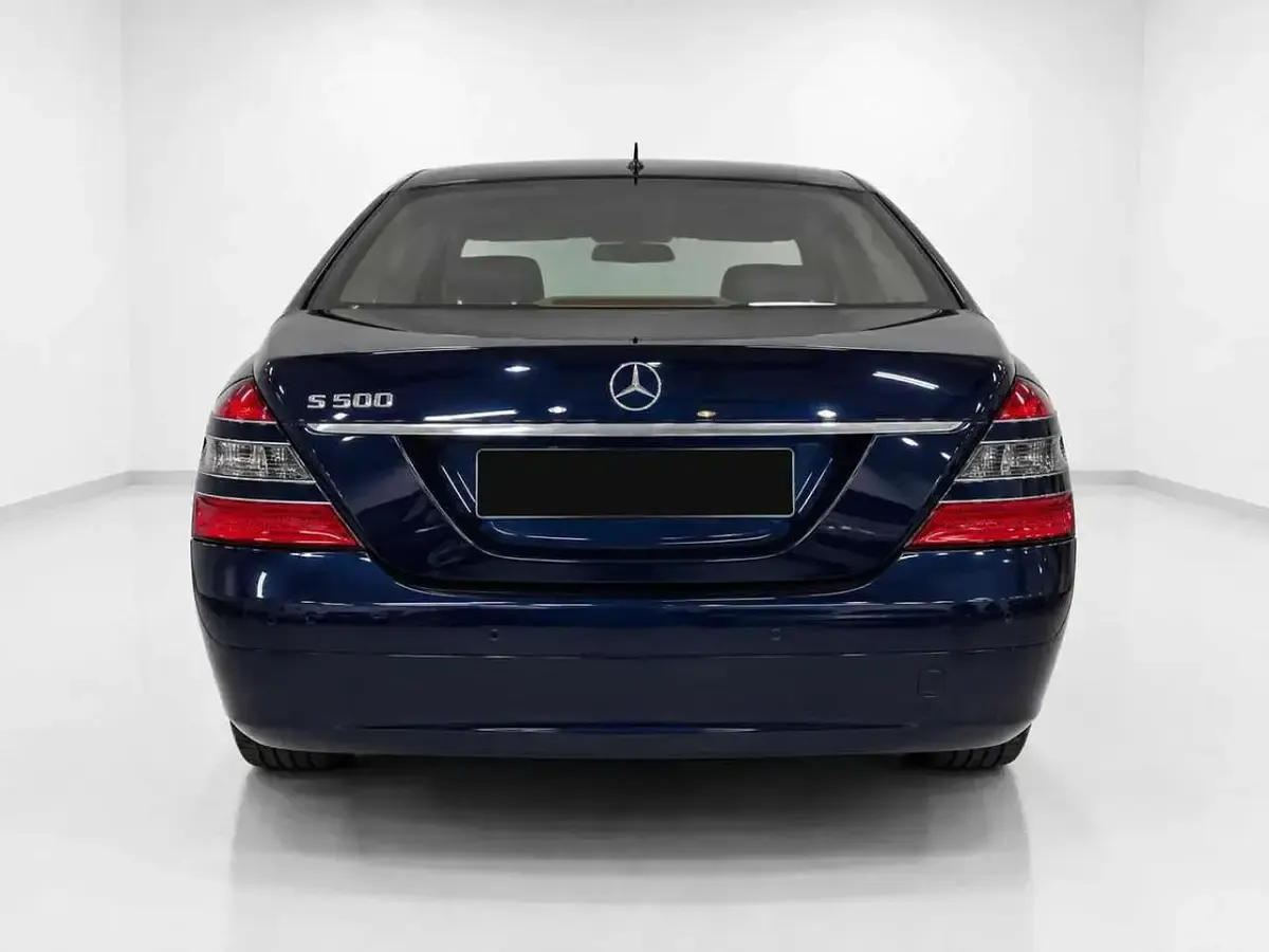 Usata Mercedes S500 Avantgarde 386 CV (283 kW) 2007 Blu Berlina