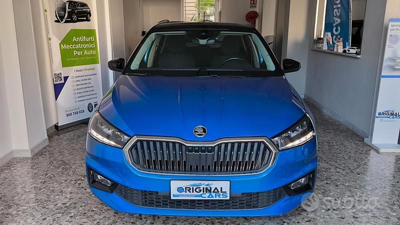 Usata Skoda Fabia Monte Carlo 95 CV (69 kW) 2022 Blu Utilitaria