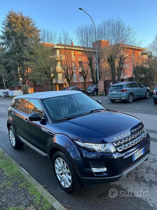 Usata Land Rover Range Rover evoque 2014 Blu SUV
