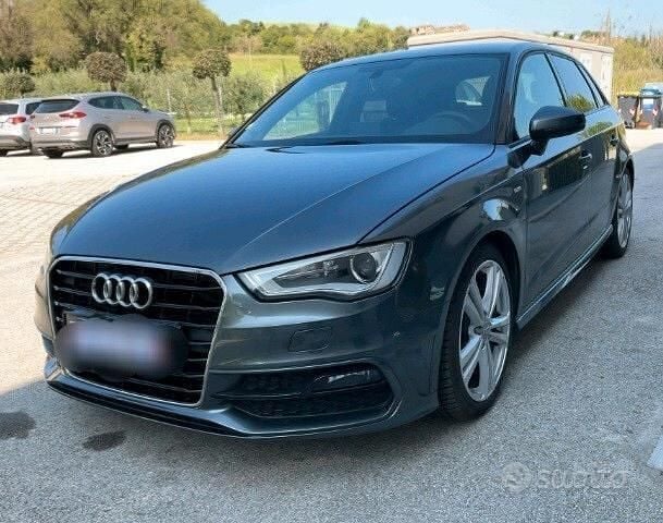 Usata Audi A3 S-Line 150 CV (110 kW) 2015 Grigio Berlina
