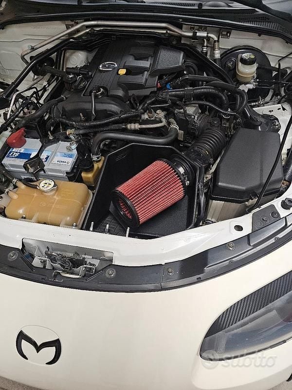 Usata Mazda MX5 High 160 CV (117 kW) 2007 Bianco Cabrio