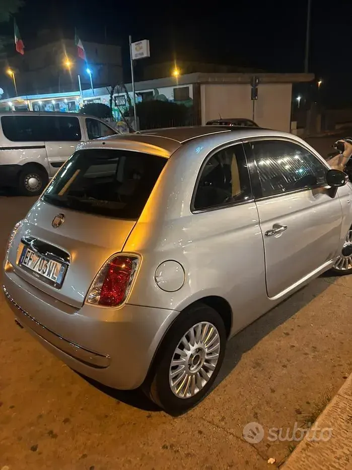 Usata Fiat 500 69 CV (50 kW) 2010 Grigio Berlina