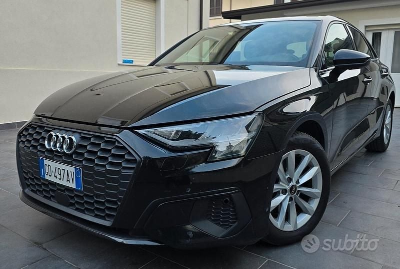 Usata Audi A3 Advanced 149 CV (109 kW) 2020 Nero Berlina