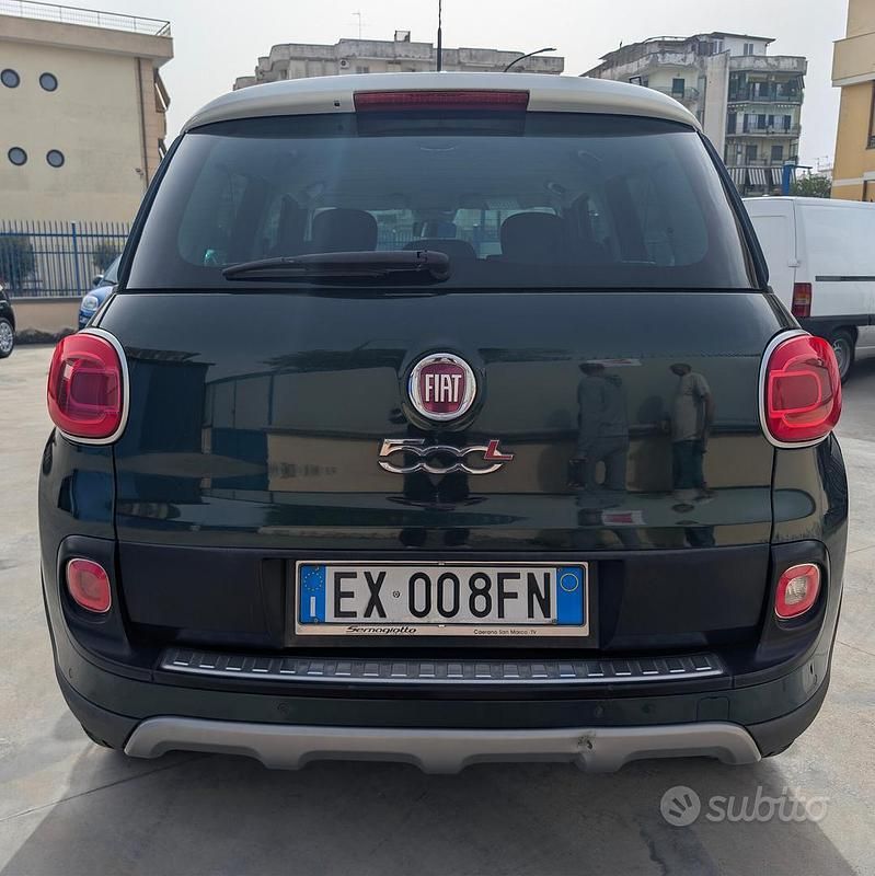 Usata Fiat 500L Trekking 85 CV (62 kW) 2014 Verde Monovolume
