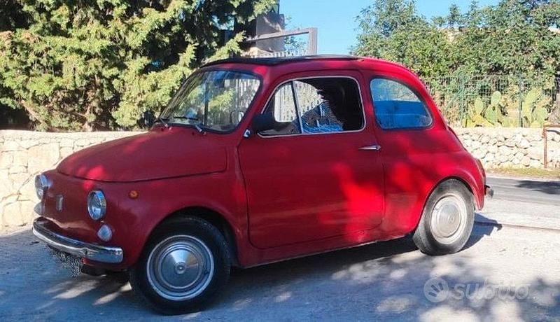 Usata Fiat 500 1960 Rosso Utilitaria