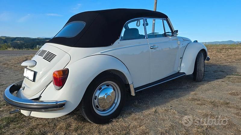 Usata VW Beetle Cabriolet Karmann 1970 Bianco Cabrio