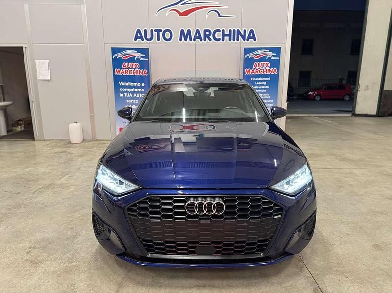 Usata Audi A3 Advanced 116 CV (85 kW) 2022 Blu/azzurro Berlina