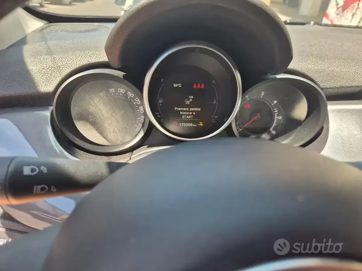 Usata Fiat 500 95 CV (69 kW) 2018 Grigio Utilitaria