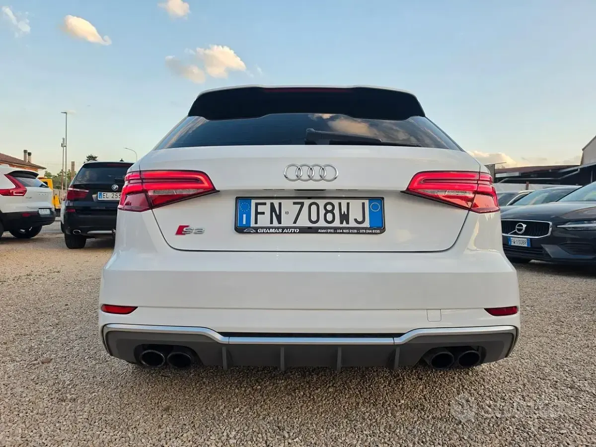 Usata Audi A3 Ambiente 310 CV (228 kW) 2018 Bianco Berlina