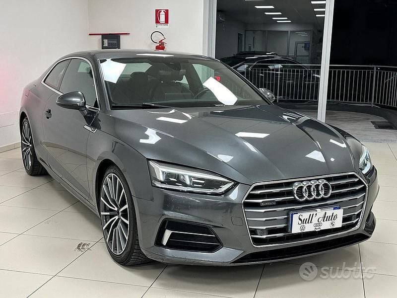 Usata Audi A5 S-Line 190 CV (139 kW) 2019 Grigio Coupé