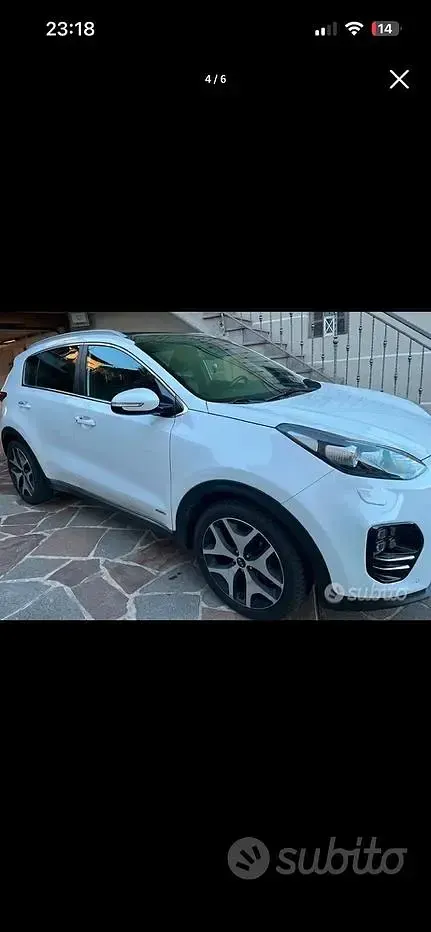 Usata Kia Sportage GT-Line 185 CV (136 kW) 2017 Bianco SUV