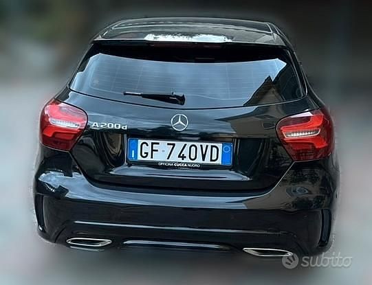 Usata Mercedes A200 Premium 136 CV (100 kW) 2016 Nero Berlina