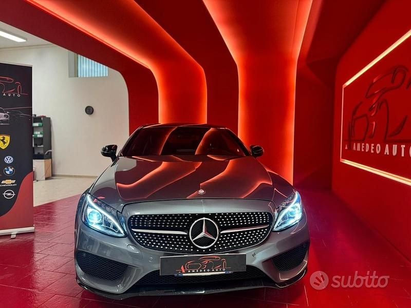Usata Mercedes C250 Premium Plus 204 CV (150 kW) 2017 Grigio Coupé