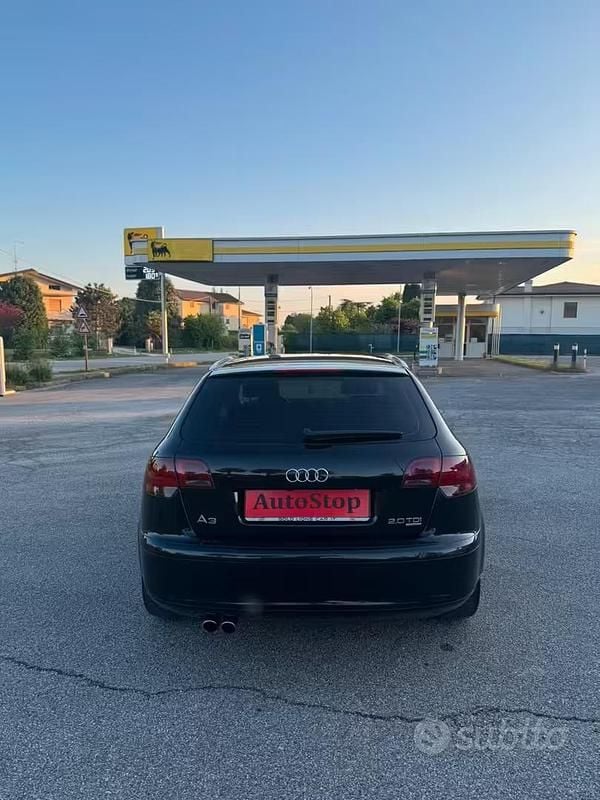Usata Audi A3 170 CV (125 kW) 2007 Nero Utilitaria