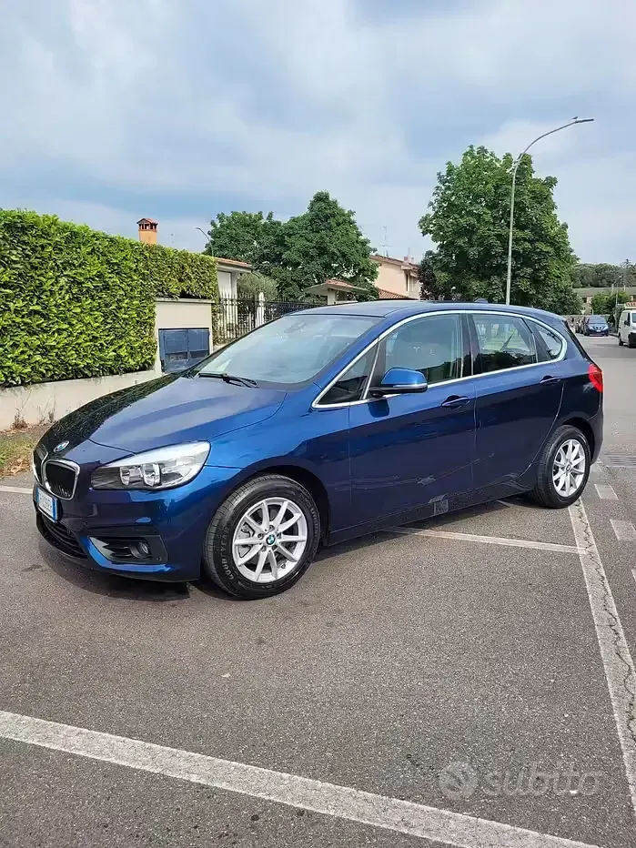 Usata BMW 216 116 CV (85 kW) 2018 Blu Monovolume