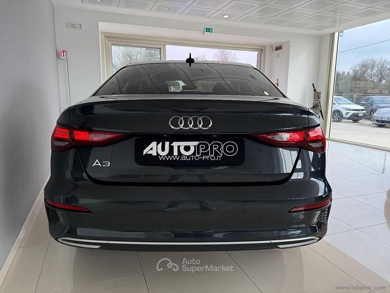 Usata Audi A3 Business 150 CV (110 kW) 2022 Nero Berlina