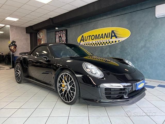 Usata Porsche 911 Turbo S Cabriolet 560 CV (411 kW) 2014 Nero Cabrio