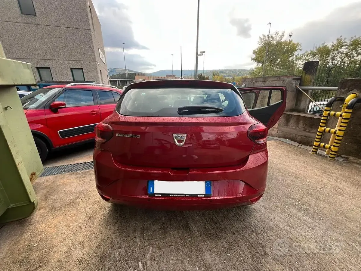 Usata Dacia Sandero 91 CV (66 kW) 2022 Rosso Berlina