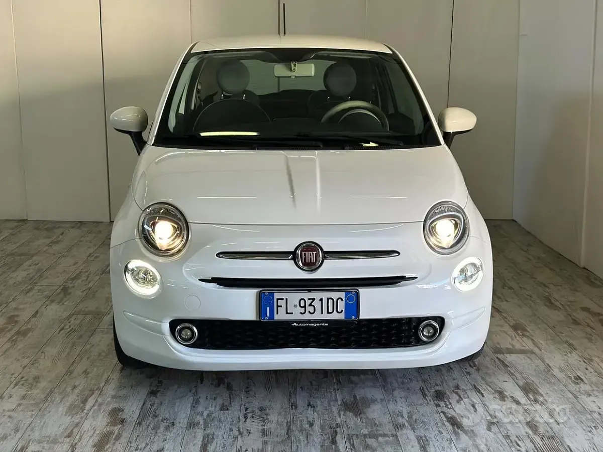Usata Fiat 500 69 CV (50 kW) 2017 Bianco Berlina