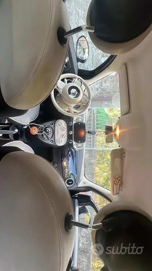 Usata Fiat 500 105 CV (77 kW) 2017 Nero Berlina