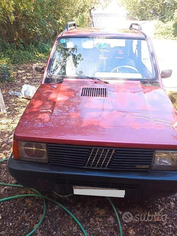 Usata Fiat Panda 39 CV (28 kW) 2002 Rosso Utilitaria