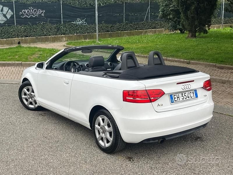Usata Audi A3 Cabriolet Young 105 CV (77 kW) 2011 Bianco Cabrio