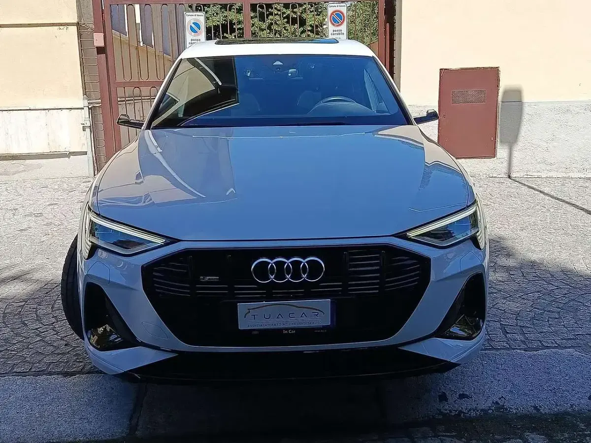 Usata Audi e-tron S-Line 300 kW (408 CV) 2021 Bianco SUV