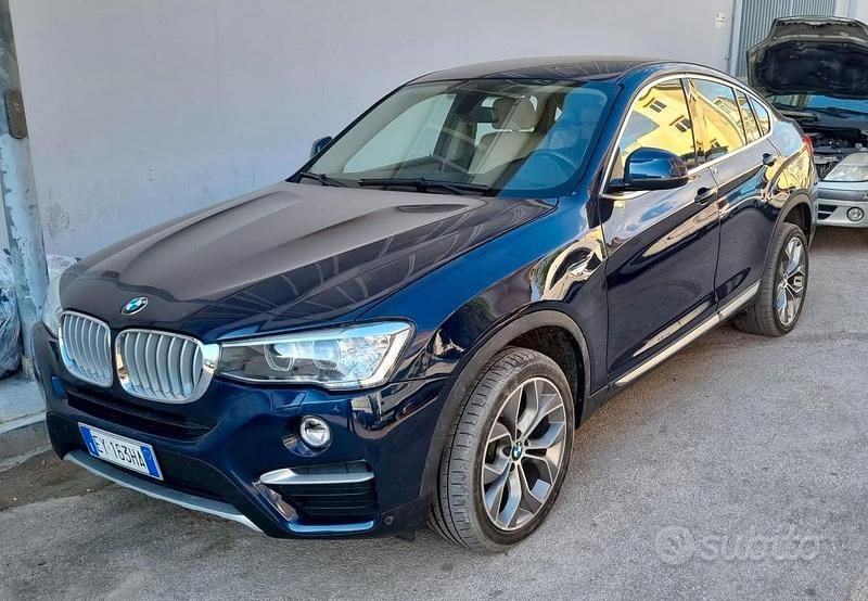 Usata BMW X4 xLine 190 CV (139 kW) 2015 Blu SUV