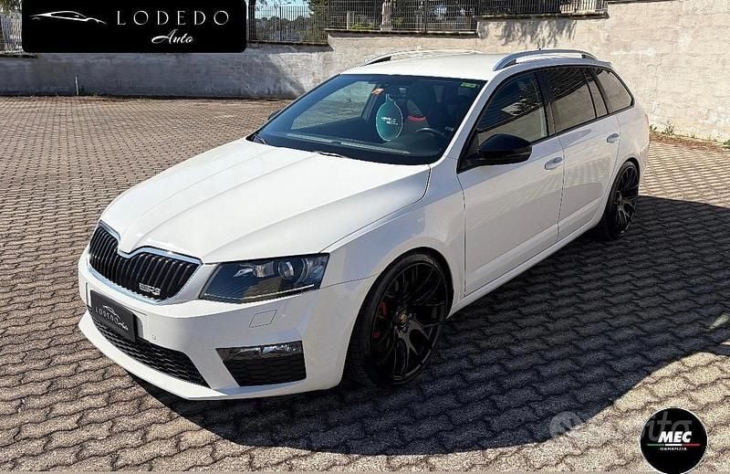 Usata Skoda Octavia RS 183 CV (134 kW) 2013 Bianco Station wagon