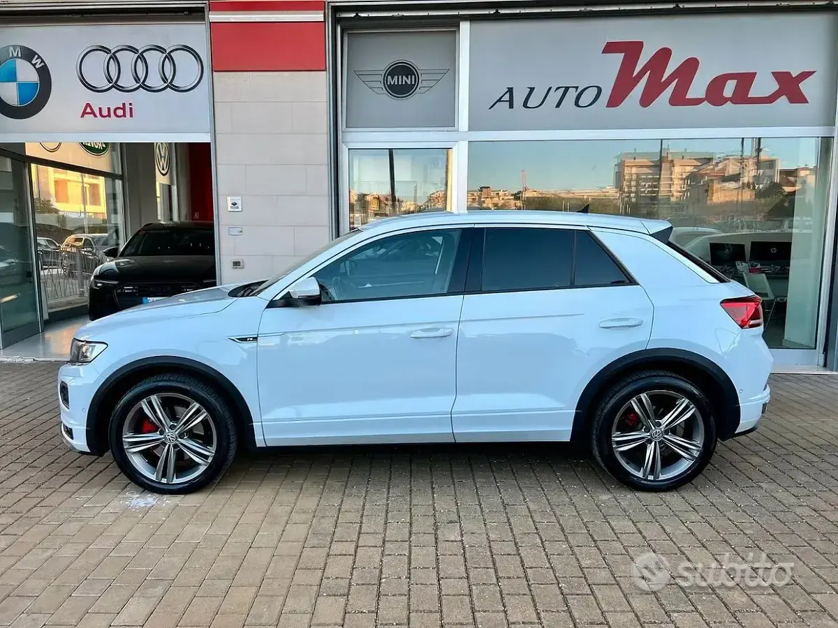 Usata VW T-Roc R-line 150 CV (110 kW) 2019 Bianco SUV