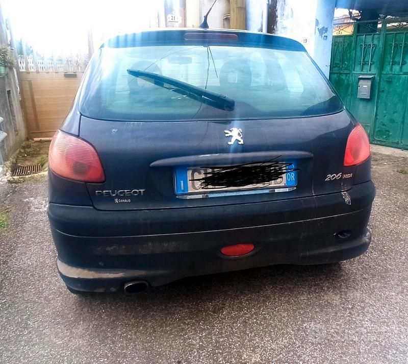 Usata Peugeot 206 2003 Nero Berlina