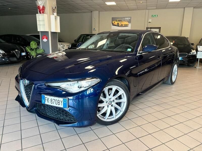 Usata Alfa Romeo Giulia Veloce 210 CV (154 kW) 2018 Blu Berlina