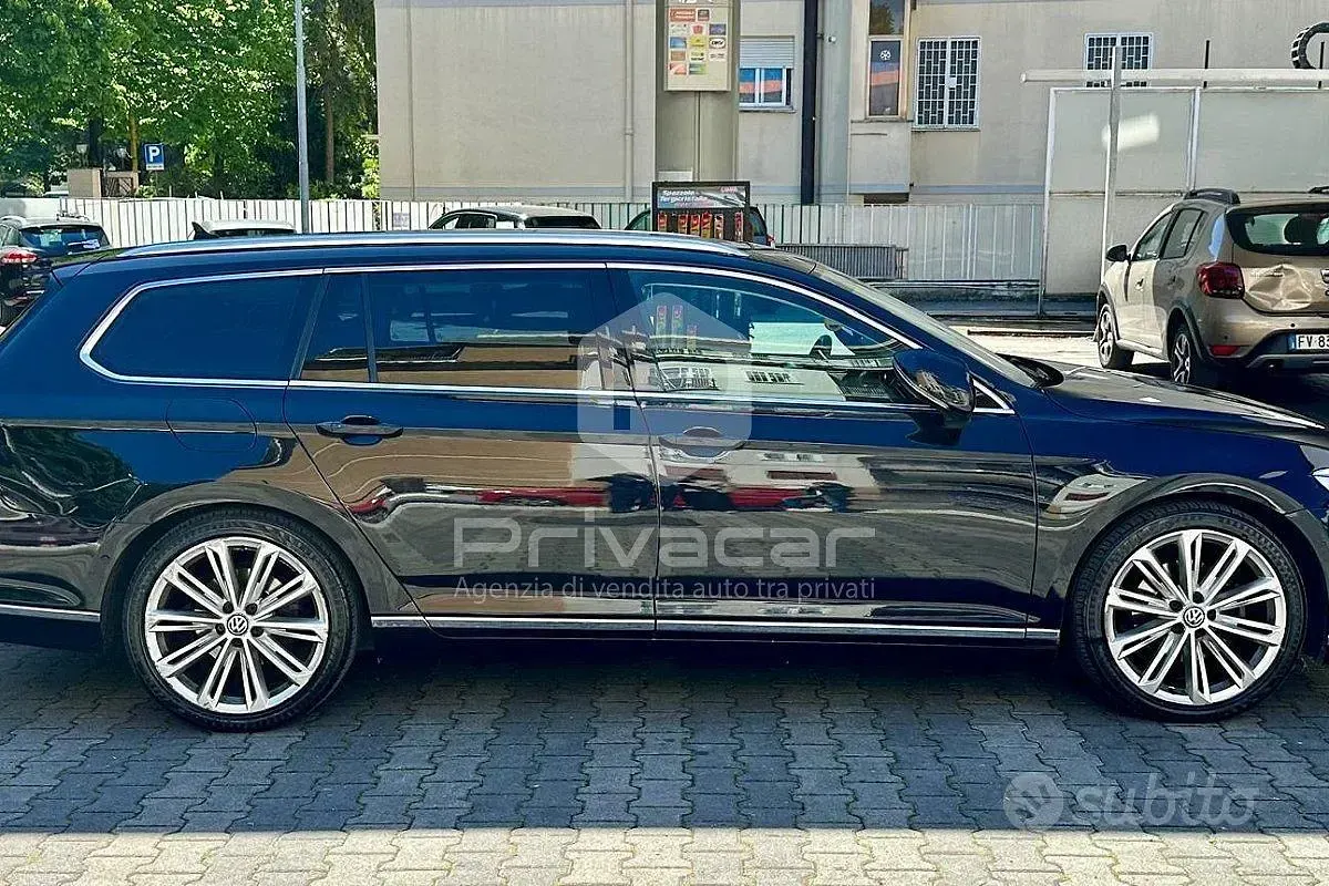 Usata VW Passat Executive 150 CV (110 kW) 2018 Nero Station wagon