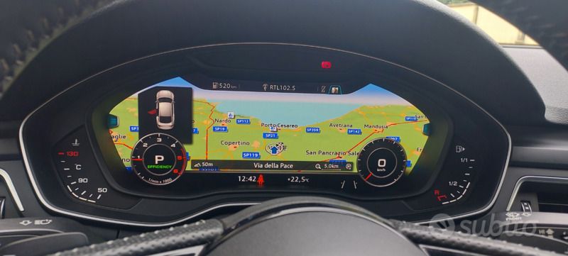 Usata Audi A5 Sportback S-Line 190 CV (139 kW) 2019 Grigio Utilitaria