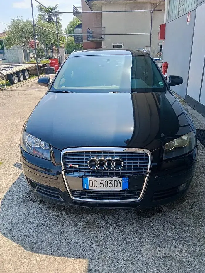 Usata Audi A3 Sportback Ambition 140 CV (102 kW) 2006 Nero Utilitaria
