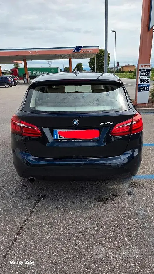 Usata BMW 216 Active Tourer 116 CV (85 kW) 2014 Blu Monovolume