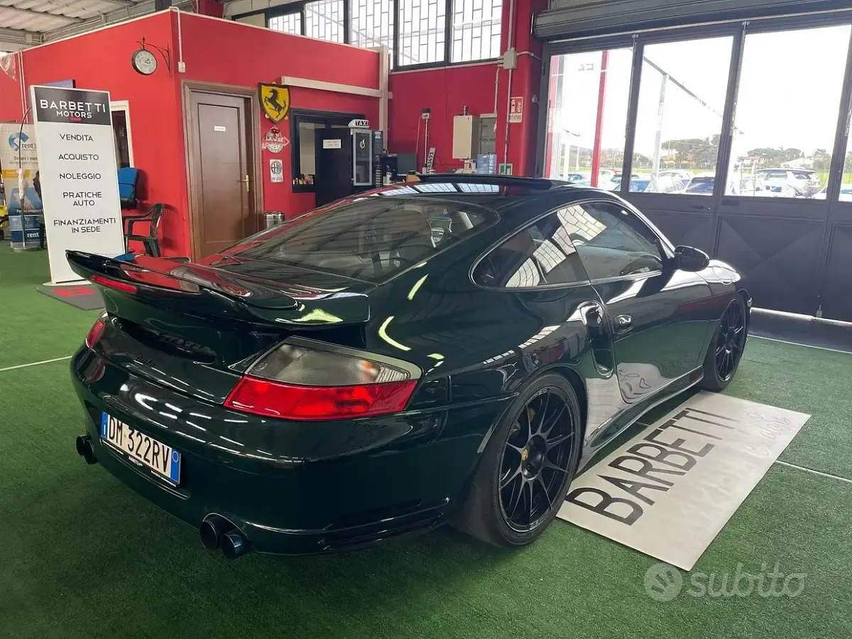 Usata Porsche 996 Turbo 450 CV (330 kW) 2001 Verde Coupé