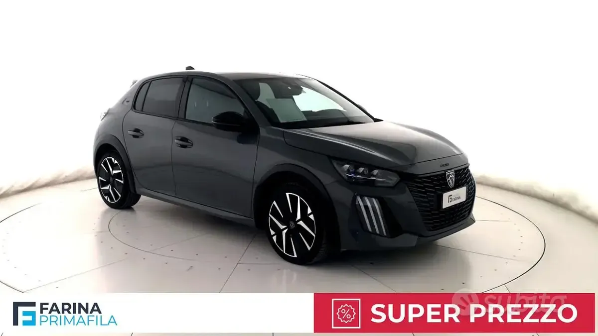 Usata Peugeot 208 GT 101 CV (74 kW) 2024 Grigio Utilitaria