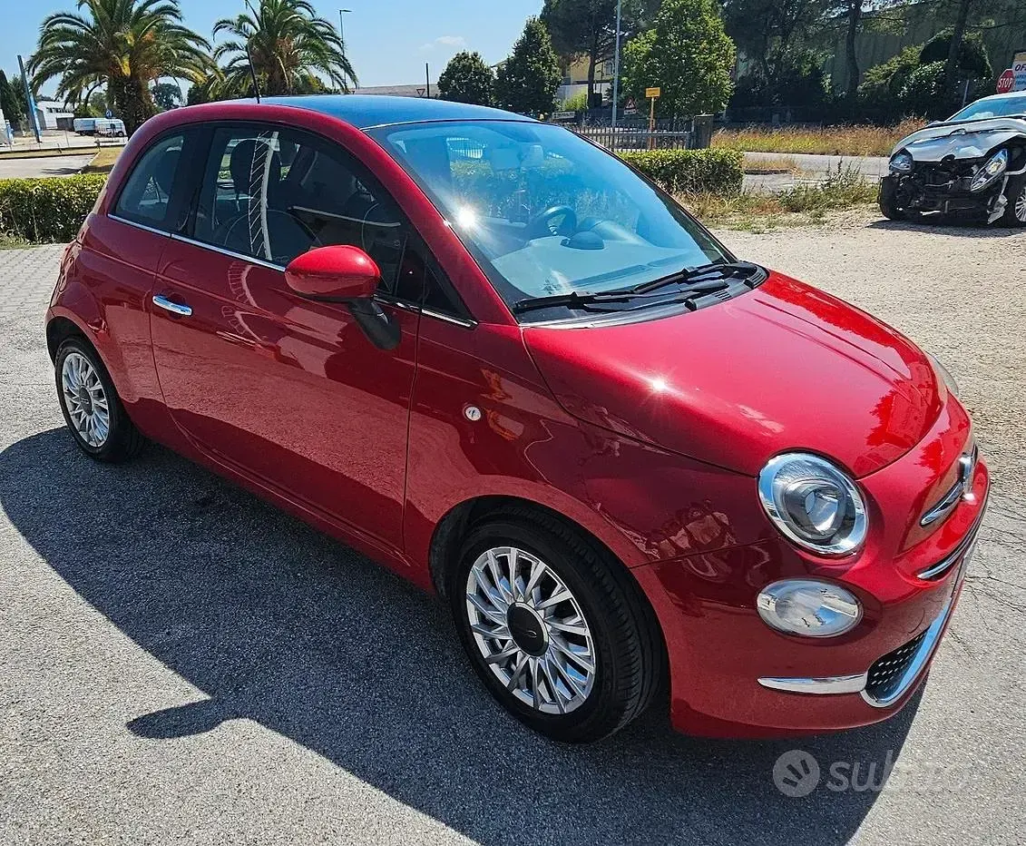 Usata Fiat 500 Lounge 95 CV (69 kW) 2016 Rosso Berlina
