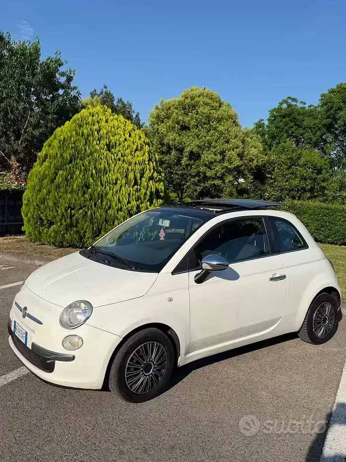 Usata Fiat 500 95 CV (69 kW) 2010 Bianco Coupé