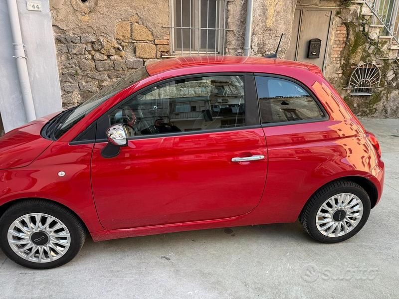 Usata Fiat 500 70 CV (51 kW) 2021 Rosso Utilitaria