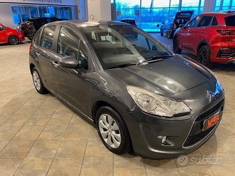 Usata Citroën C3 Exclusive 60 CV (44 kW) 2012 Grigio scuro Berlina