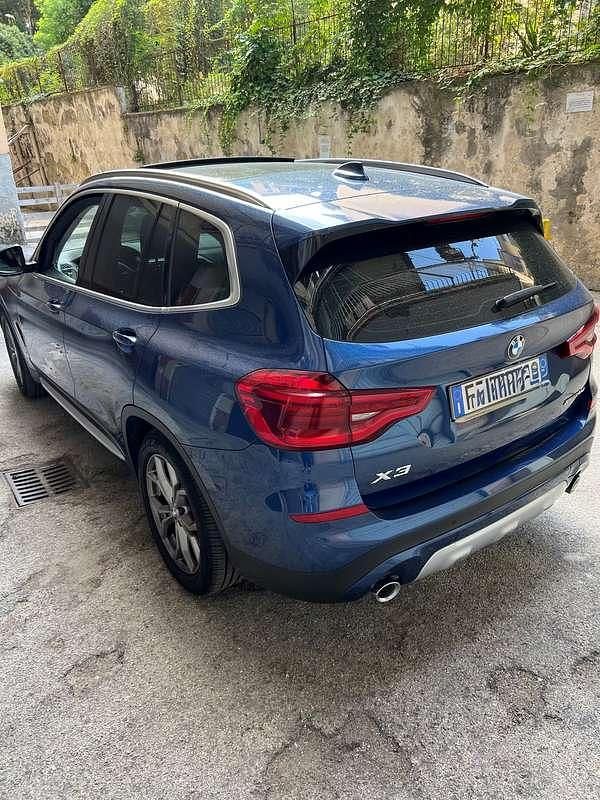 Usata BMW X3 xLine 190 CV (139 kW) 2018 Blu/azzurro SUV