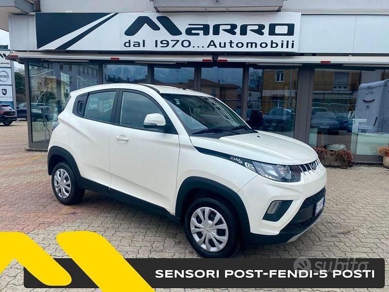 Usata Mahindra KUV100 87 CV (63 kW) 2024 Bianco SUV