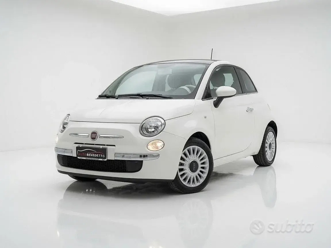 Usata Fiat 500 Lounge 69 CV (50 kW) 2013 Bianco Berlina