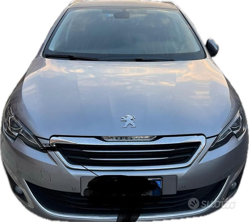 Usata Peugeot 308 SW Allure 120 CV (88 kW) 2015 Grigio Station wagon